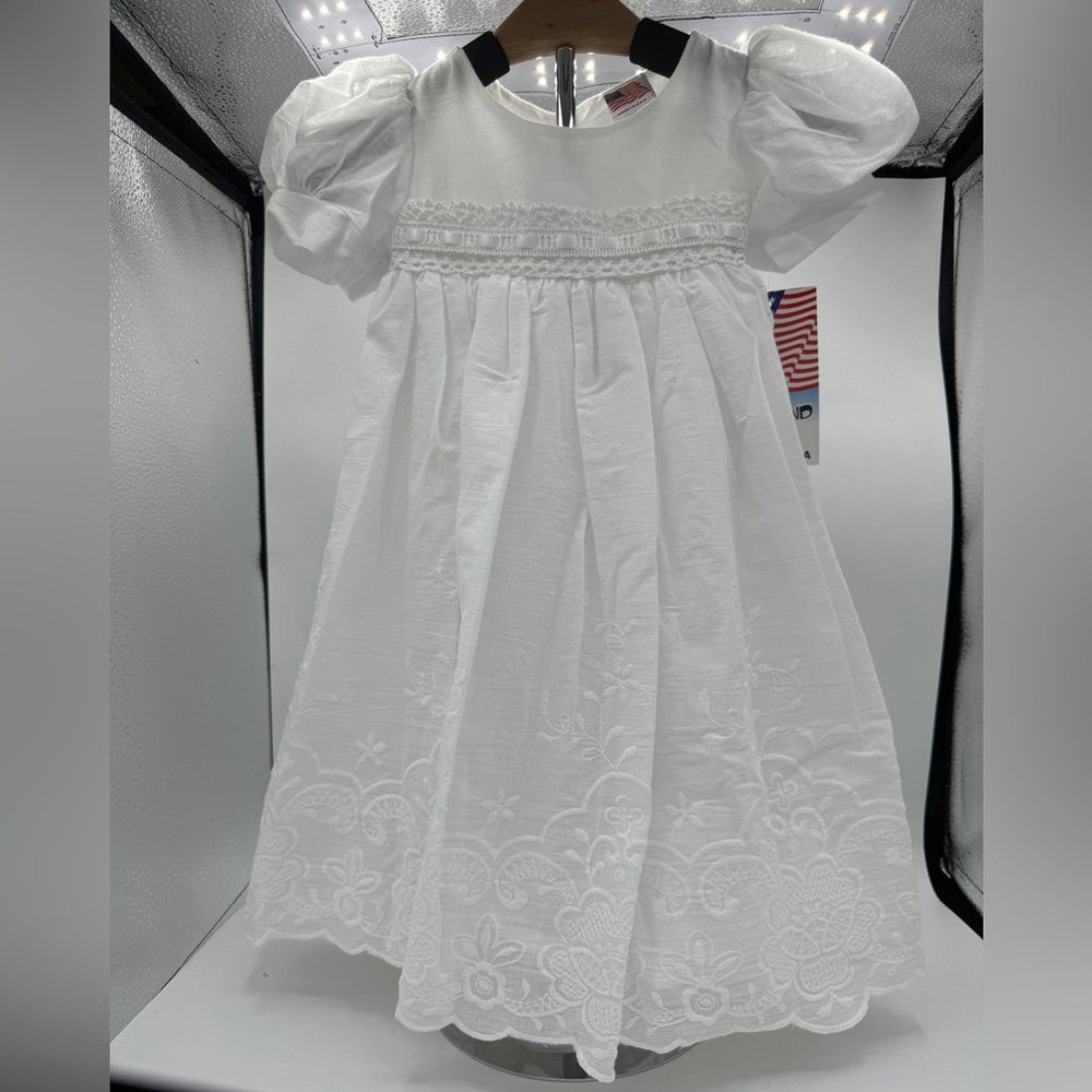 Sabaland Little Brittany Baptismal Dress with Bonnet